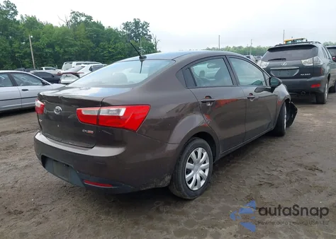 2013 Kia Rio Ex из США, поврежденный, VIN KNADN4A30D6113403
